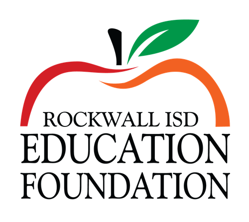 Education Foundation logo design of an apple for Rockwall ISD 